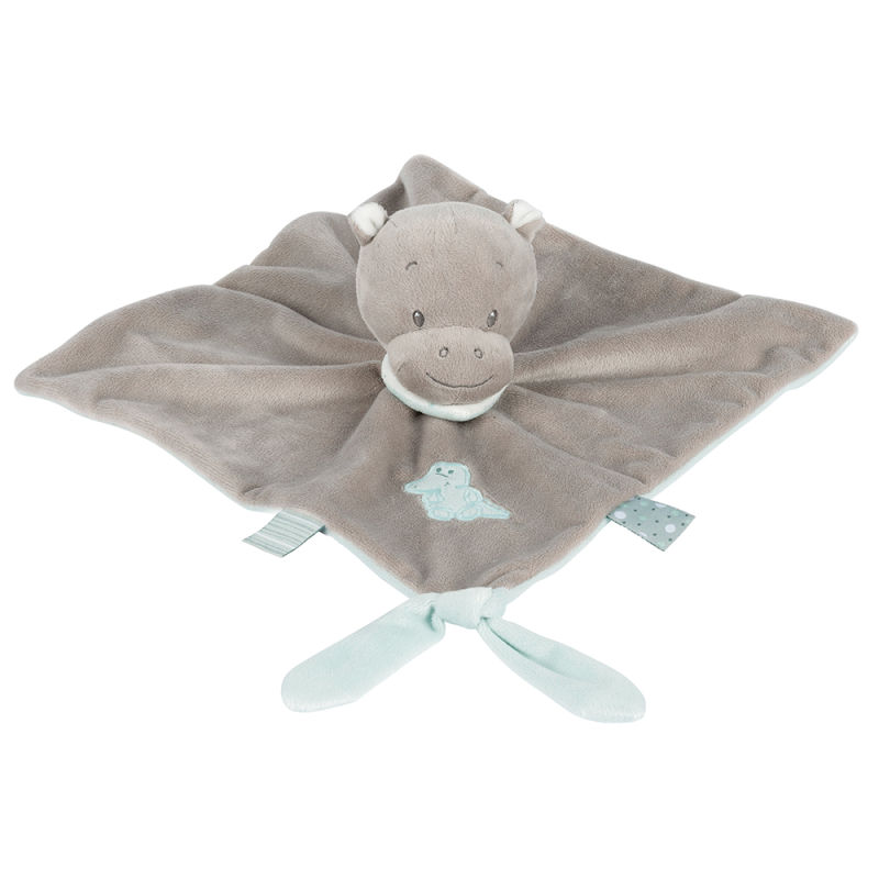  loulou, léa & hippolite baby conforter hippo grey 